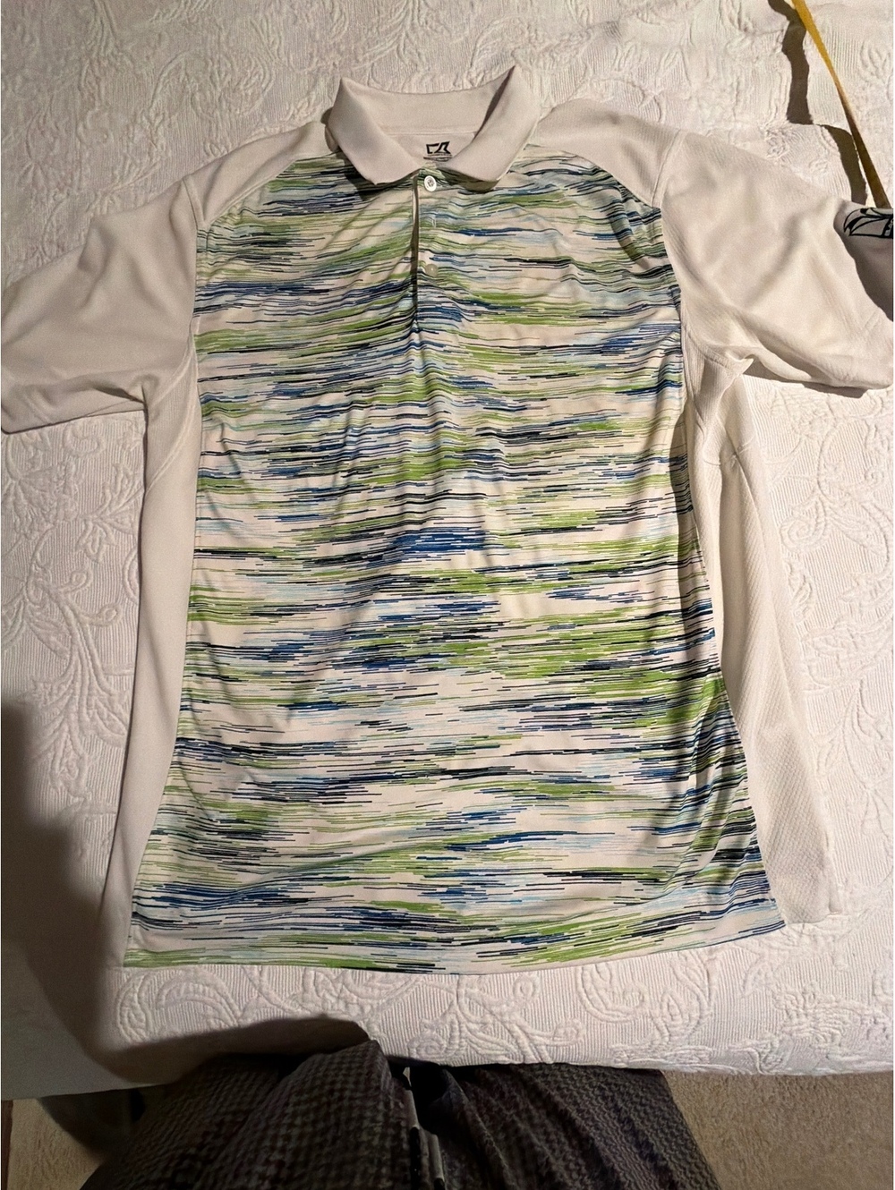 Cutter & Buck CB DryTec Moisture Wicking Golf Polo Shirt L/G